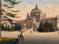 Umjetnički paviljon, današnji Trg kralja Tomislava, oko 1920.-1925. godine